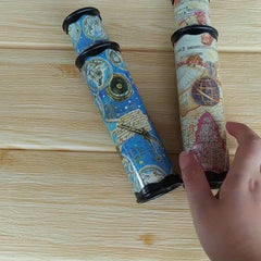 Stretchable Kaleidoscope Toy Vibrant Rotating Patterns for Kids