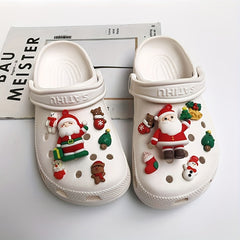 12Pcs Christmas Shoe Charms for Clogs Garden Shoes DIY Accessories