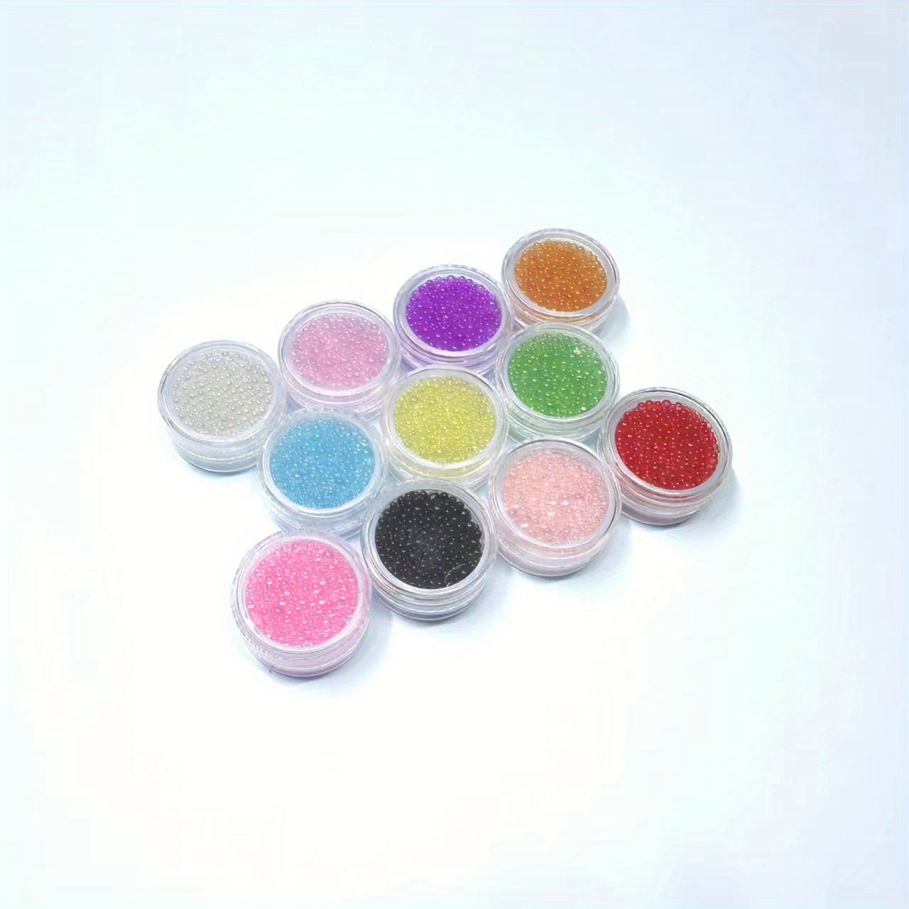 1000pcs Transparent Bubble Beads Epoxy Loose Beads for DIY Jewelry Making