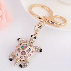 Men's Turtle Car Aluminum Keychain Pendant Decoration
