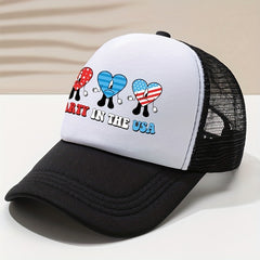 Cartoon Trucker Hat Mesh Breathable Sports Dad Hats For Women & Men