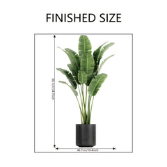 Tropical Green Plant Wall Decals - Removable Bonsai Decals
