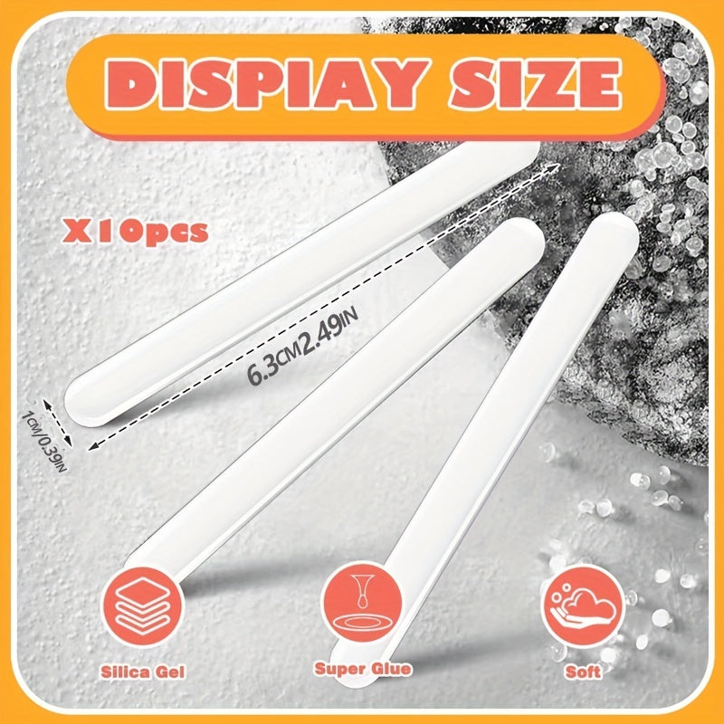 20pcs Clear Door Bumper Strips Table Top Bumpers