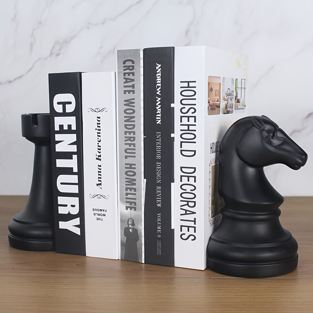 Chess Statue Book Stand Book Holder Decor Desktop Organizing Stand