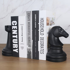 Chess Statue Book Stand Book Holder Decor Desktop Organizing Stand