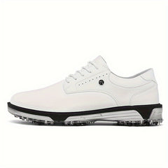 Men's Detachable 9 Spikes Golf Shoes Non Slip Lace Up Sneakers