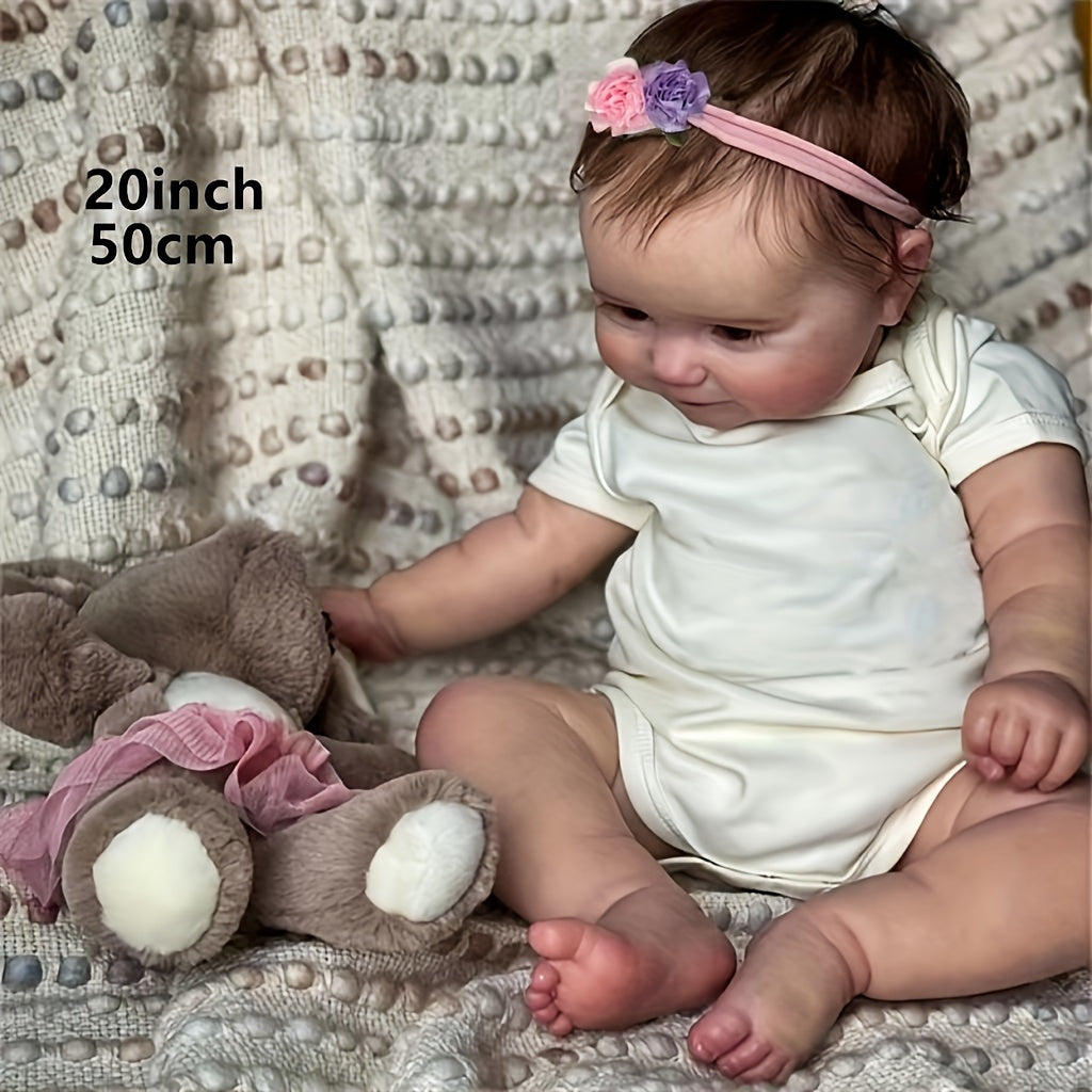 50.8cm Short Hair Reborn Doll - Birthday & Christmas Gift