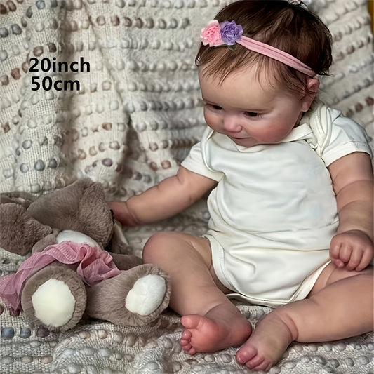 50.8cm Short Hair Reborn Doll - Birthday & Christmas Gift