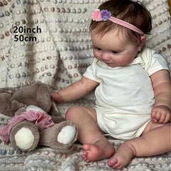 50.8cm Short Hair Reborn Doll - Birthday & Christmas Gift