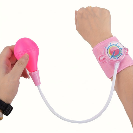 Fun Medical Role Play Set for Kids - Pink Sphygmomanometer Toy Stethoscope