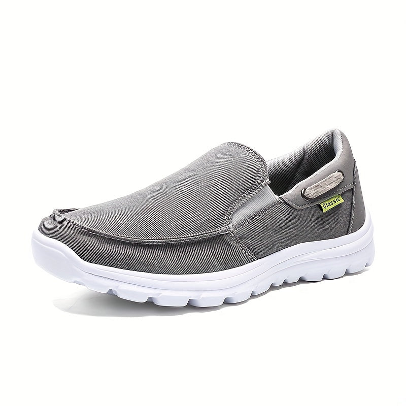 Men's Slip on Canvas Shoes Comfy Walking Shoes