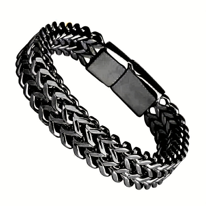 Hip Hop Titanium Steel Thick Version Street Trendsetter Men Bracelet