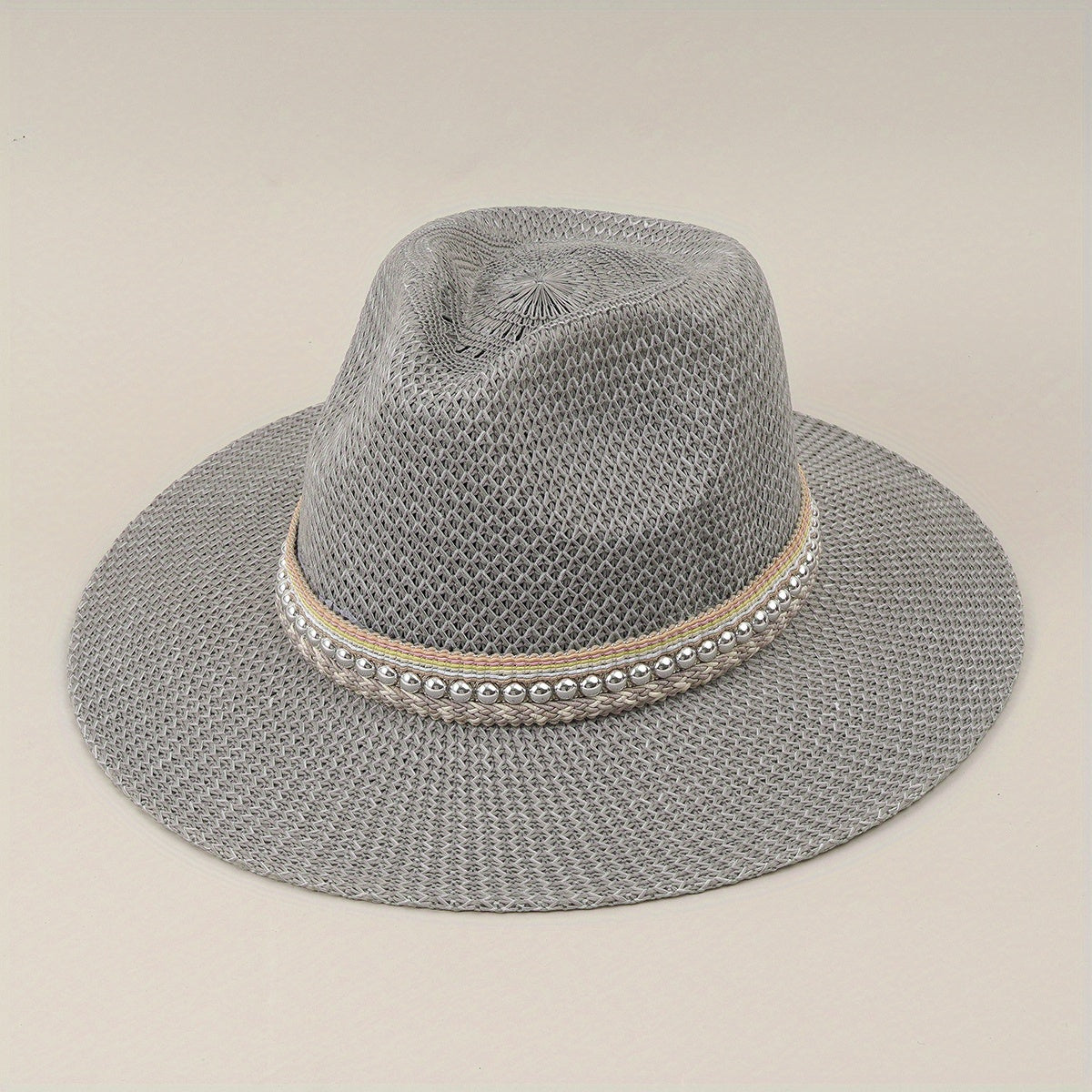 Men's Straw Sun Hat Large Brim Sunscreen Fishing Travel Beach Hat