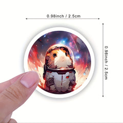 500 Domesticated Guinea Pig Stickers Roll Vinyl Stickers Scrapbook Journaling
