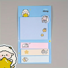 Cute Cartoon Index Stickers & Message Stickers 1pc Heart Memo Pad