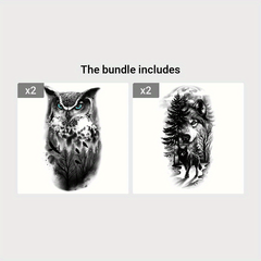 Animal Pattern Temporary Tattoo Sticker Waterproof 2-5 Days Party Tattoo Sticker