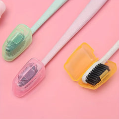 5pcs Travel Toothbrush Cover Set Toothbrush Protector Organizer
