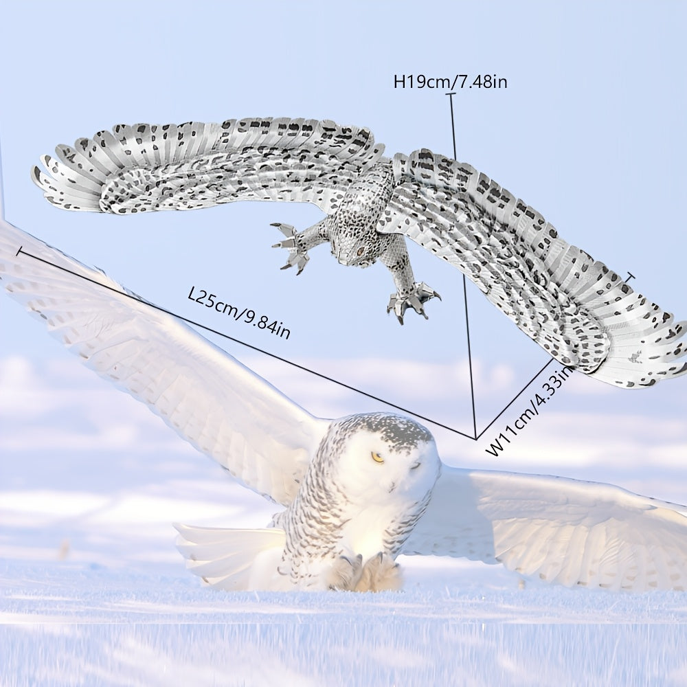 Piececool 3D Metal Puzzle Snowy Owl Model Kit