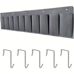 RV Shoe Pockets Hanging Bedside Storage Organizer with Sturdy Hooks