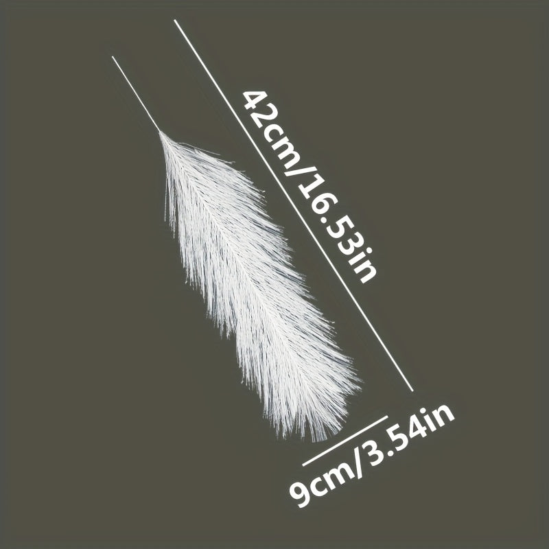 10pcs Polyester Artificial Reed for Home Decor