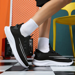Men's Lace Up Sneakers Casual Outdoor Mesh Shoes
