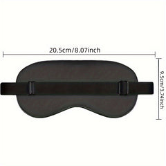 Adjustable Soft Breathable Eye Mask Blackout Blindfold for Sleep and Travel