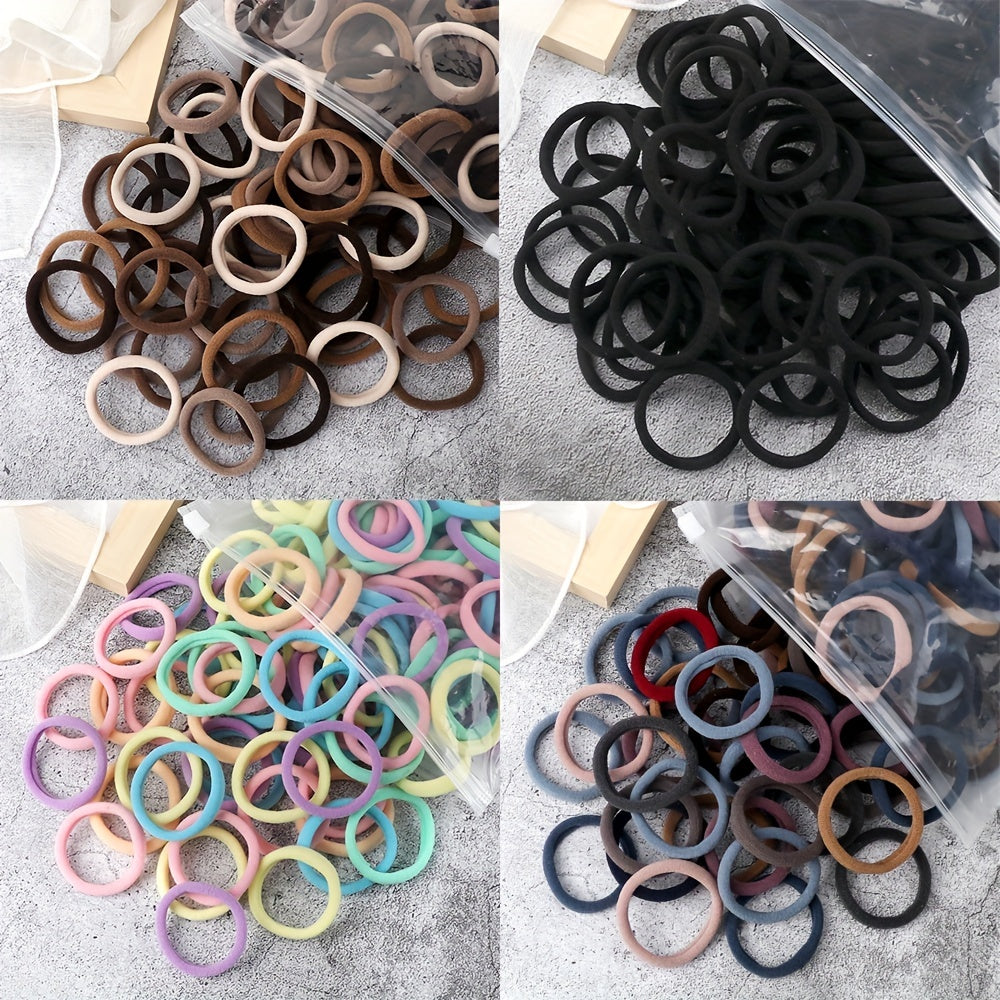 Colorful Hair Ties Elastic Basic Hair Accessories