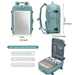 Large Capacity Carry On Backpack Nylon Durable Lightweight Laptop Backpack