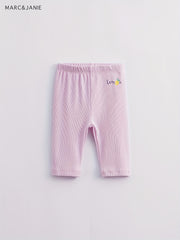 Girls Summer Cropped Leggings Assorted Colors Elastic Knit Pants