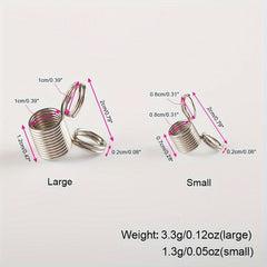 5pcs Soft Elastic Bead Plug Beaded Clip Stopper Bracelet Necklace Jewelry