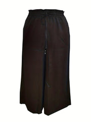  Wide Leg Trousers With Pockets