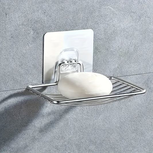 Suction Cup Soap Dish Holder Wall Hanging Bathroom Soap Shelf
