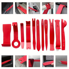 11pcs Car Trim Removal Tool Kit No Scratch Plastic Pry Fastener Clip Molding
