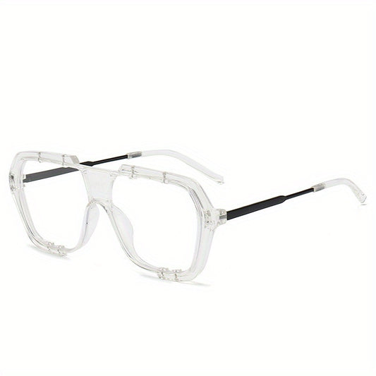 Y2K Aviator Sunglasses Unisex Futuristic Punk Style Outdoor Eyewear UV400