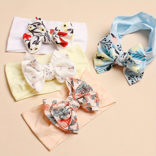 4pcs Bowknot Polyamide Headband for Toddlers