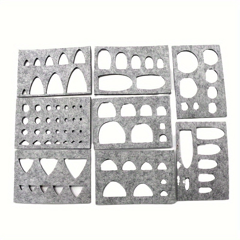 8pcs Wool Felt Mold Template Kits for Plush Toy Making Supplies