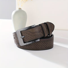 Men's PU Leather Belt with Punch