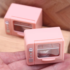 Dollhouse Pink Chiffon Cake Oven Model