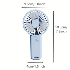 Mini Handheld Fan USB Rechargeable Portable Small Pocket Fan