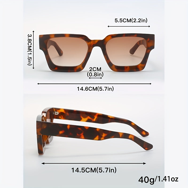 Y2K Square Sunglasses Candy UV400 Sun Shades