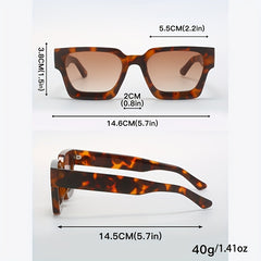 Y2K Square Sunglasses Candy UV400 Sun Shades