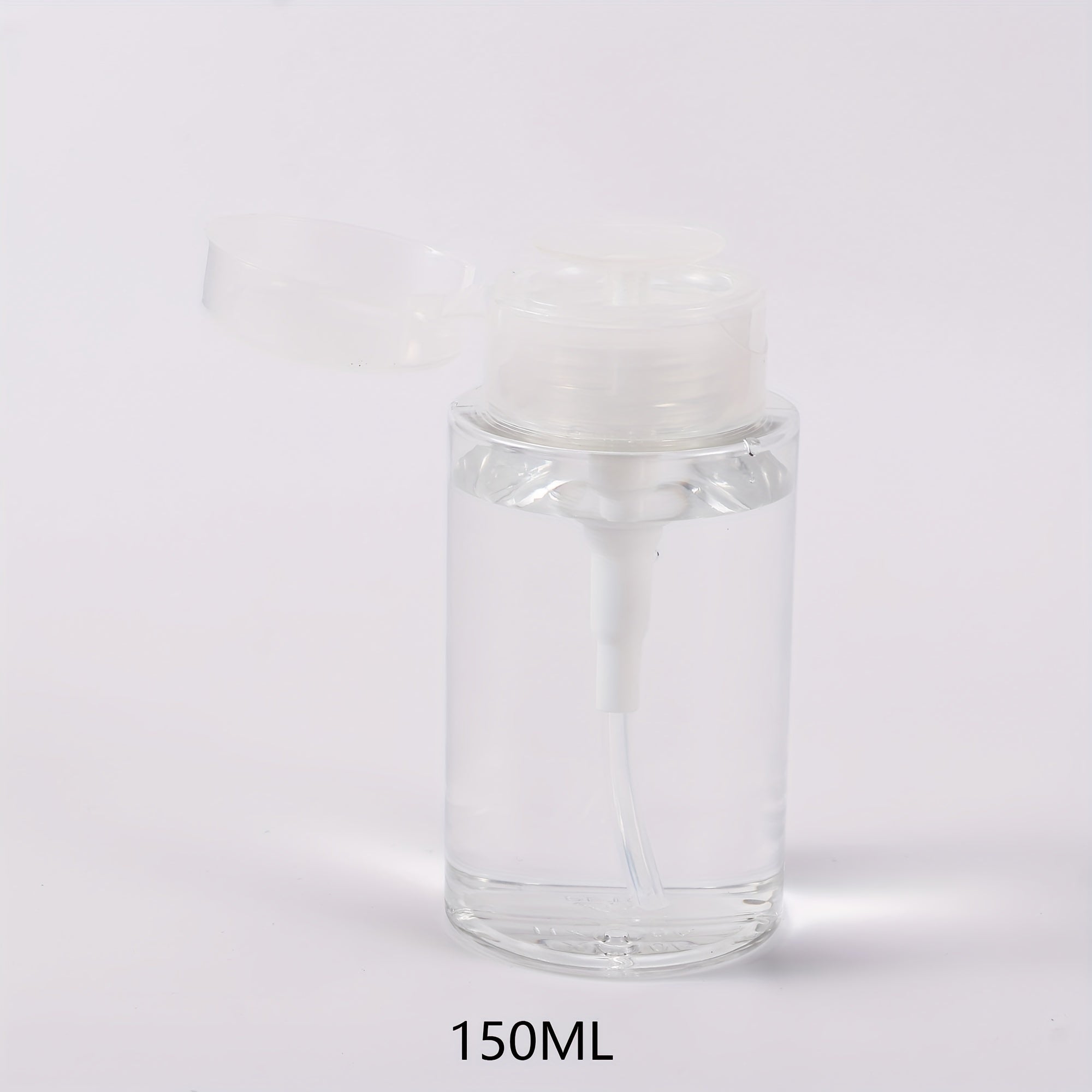 Transparent Lotion Dispenser Travel Bottle - Outdoor Pumping Refillable Pump