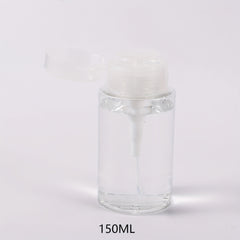 Transparent Lotion Dispenser Travel Bottle - Outdoor Pumping Refillable Pump