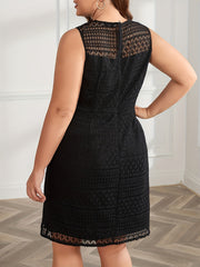  Women's Floral Lace Tank Dress