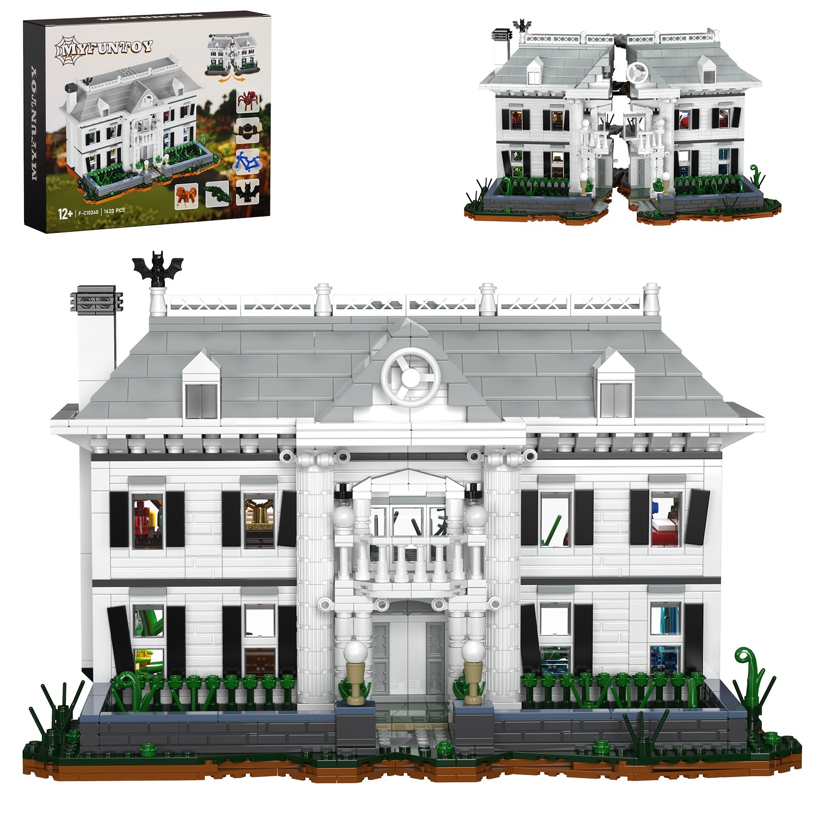 Film Architecture Brave Man House Building Blocks Set
