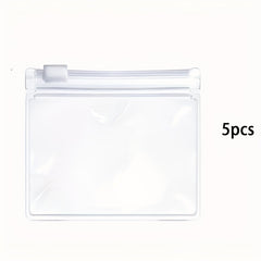 Reusable Medicine Storage Bags Set Zipper Bait Jewelry Self Sealing