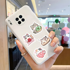500pcs Cartoon Cat Stickers Fun PVC Decals for Journals Laptops