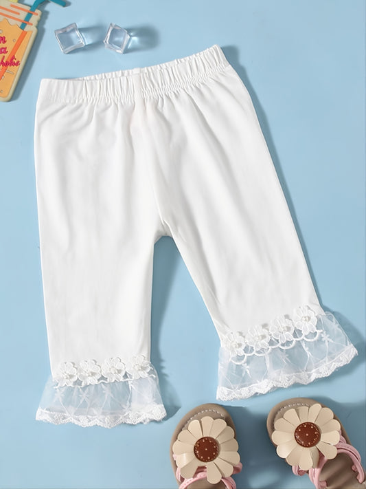 Girls Lace Leggings for Winter