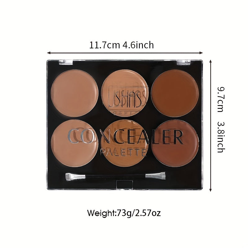 6 Color Correcting Concealer Cream Palette