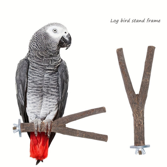 Interactive Parrot Toy Stand Climbing Chewing Play Bird Supplies